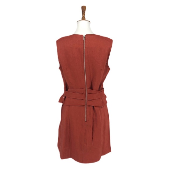 Veronica Beard Sadira Belted Sheath Mini Dress - Picture 6 of 10